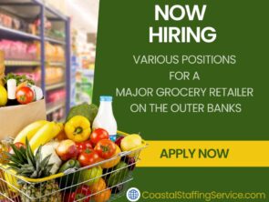 Now Hiring For Major Grocery Retailer